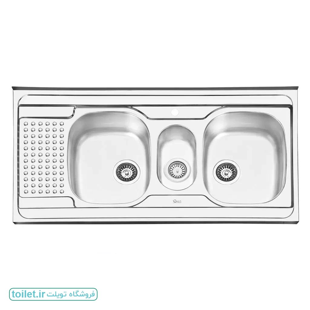 سینک ظرفشویی ایلیا استیل مدل 1026 استیل سینک ظرفشویی ایلیا استیل مدل 1026 استیل